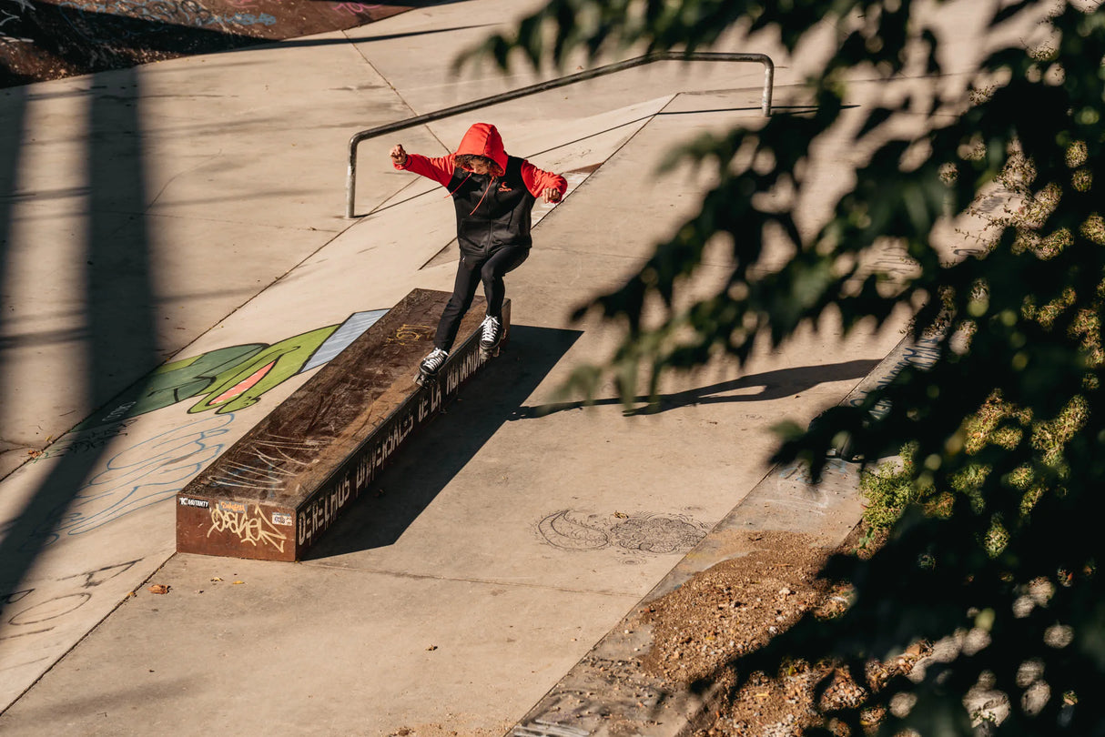 SKA810762 CHAYA Logo Zip Hoodie | Black & Red | Unisex | Clothing Pants Skate Pants Inliner Pants Skating Pants Shorts Pants Protectors Protective Robust Pants Rockin Frames Rockin' Frames Rockin' Rocking Frames Rocking Wizard Skating Inline Wizard Mushroom Rollerblading Wizard Blading Wizzard Skating Wizard Frames Wizard Wizard Wizzard Frames Wizzard Wizzard Mushroom Frames Mushroom Mushwroom Inliner Sport Skates Sport Inliner Rollerblades Rollerblading Lörrach Freiburg Basel Inliner Skate school Skating