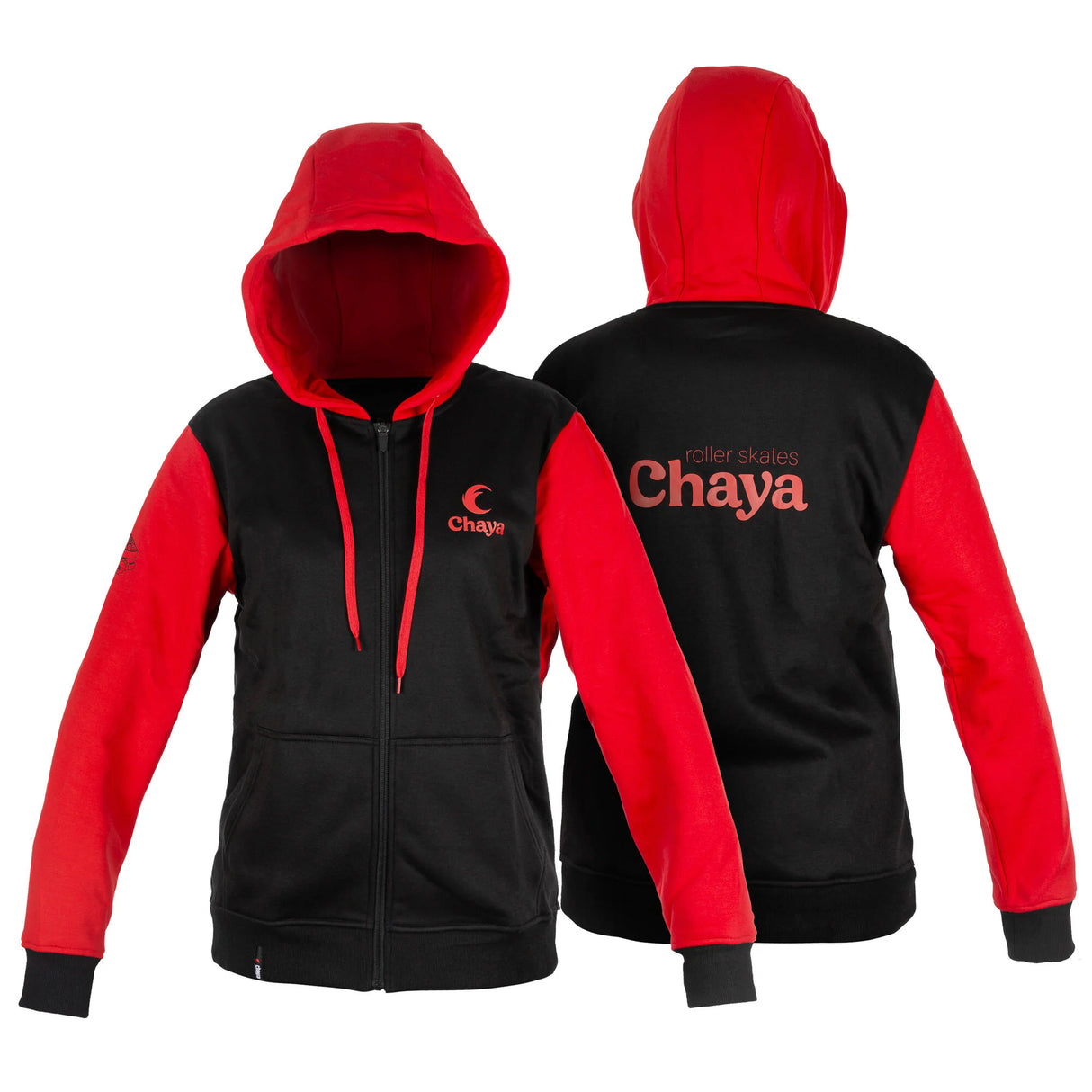 SKA810762 CHAYA Logo Zip Hoodie | Black & Red | Unisex | Clothing Pants Skate Pants Inliner Pants Skating Pants Shorts Pants Protectors Protective Robust Pants Rockin Frames Rockin' Frames Rockin' Rocking Frames Rocking Wizard Skating Inline Wizard Mushroom Rollerblading Wizard Blading Wizzard Skating Wizard Frames Wizard Wizard Wizzard Frames Wizzard Wizzard Mushroom Frames Mushroom Mushwroom Inliner Sport Skates Sport Inliner Rollerblades Rollerblading Lörrach Freiburg Basel Inliner Skate school Skating