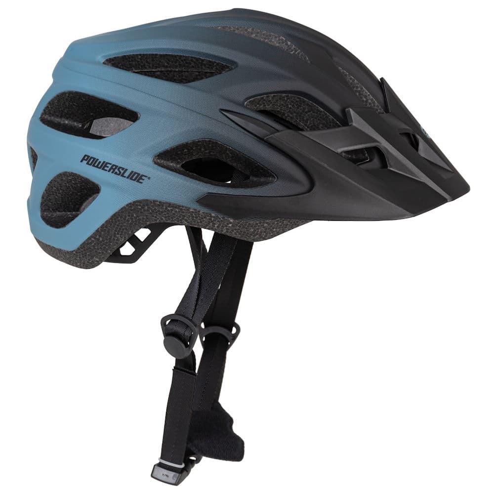 POWERSLIDE Road Fading Blue | Blue + Black | Size adjustable | Bicycle + Fitness Skate Helmet