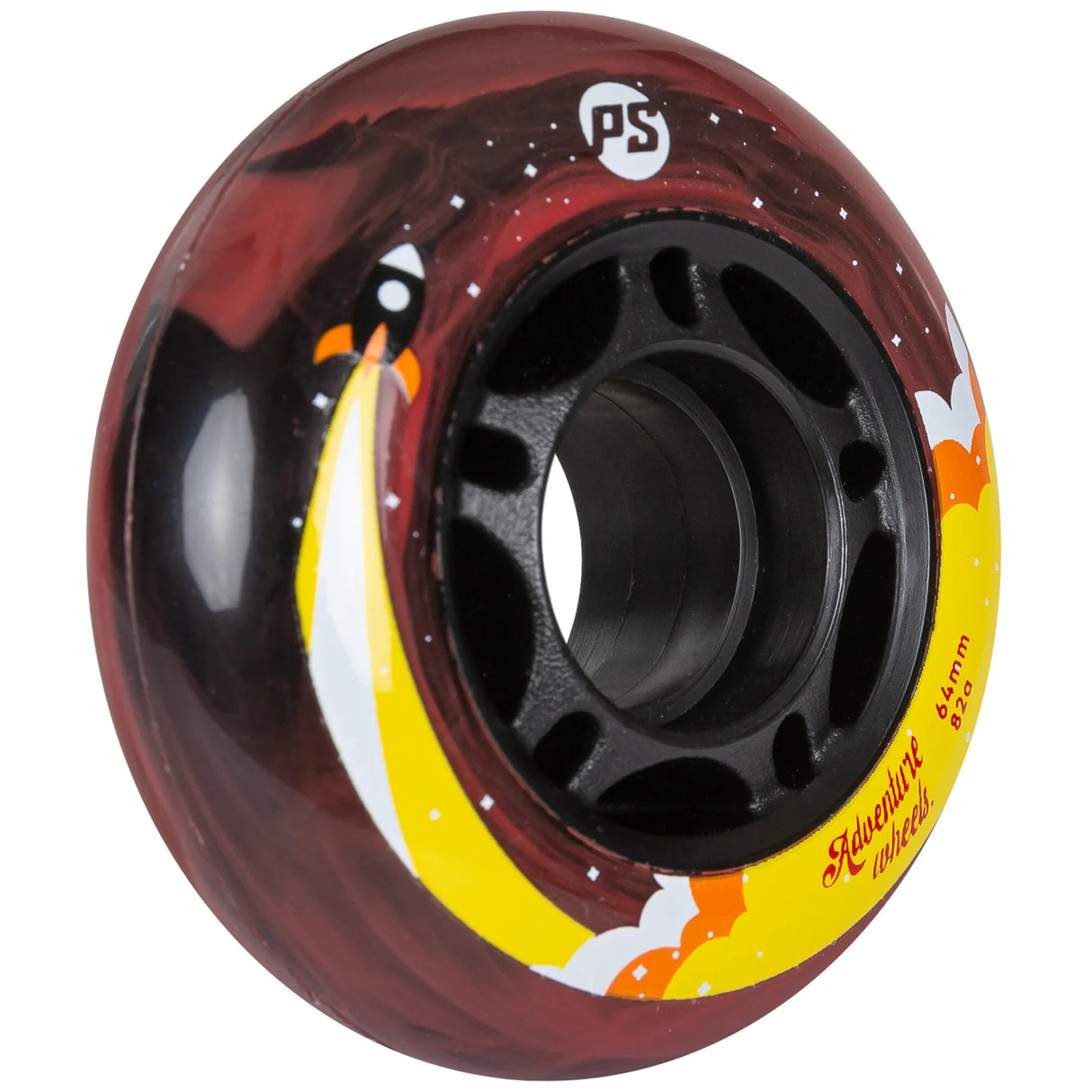 SKA905407 POWERSLIDE Adventure Wheels 64mm 82A | Red Cloud | Inline Skating Rollen Inliner Sport Skates Sport Inliner Rollerblades Rollerblading Lörrach Freiburg Basel Inliner Skateschule und Skateshop Weil am Rhein SkaMiDan Deutschland Germany