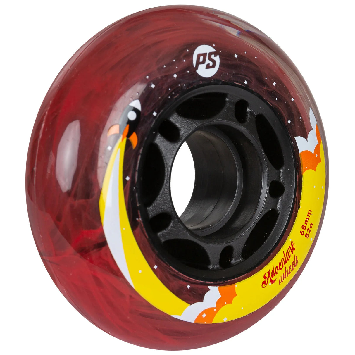 SKA905408 POWERSLIDE Adventure Wheels 68mm 82A | Red Cloud | Inline Skating Rollen Inliner Sport Skates Sport Inliner Rollerblades Rollerblading Lörrach Freiburg Basel Inliner Skateschule und Skateshop Weil am Rhein SkaMiDan Deutschland Germany