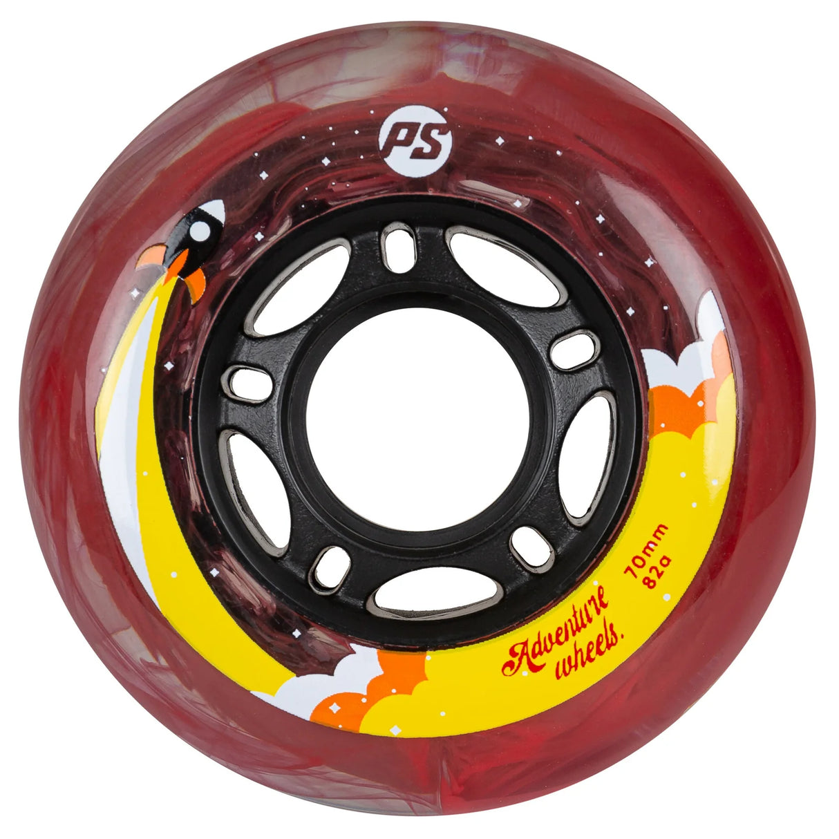 SKA905409 POWERSLIDE Adventure Wheels 70mm 82A | Red Cloud | Inline Skating Rollen Inliner Sport Skates Sport Inliner Rollerblades Rollerblading Lörrach Freiburg Basel Inliner Skateschule und Skateshop Weil am Rhein SkaMiDan Deutschland Germany