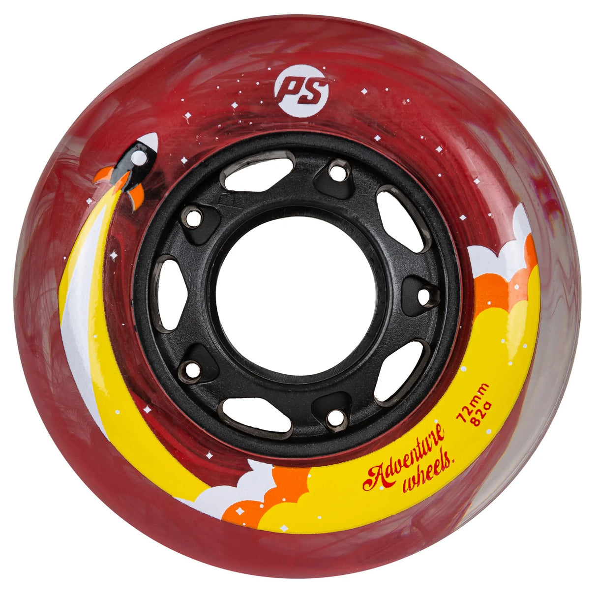 SKA905410 POWERSLIDE Adventure Wheels 72mm 82A | Red Cloud | Inline Skating Rollen Inliner Sport Skates Sport Inliner Rollerblades Rollerblading Lörrach Freiburg Basel Inliner Skateschule und Skateshop Weil am Rhein SkaMiDan Deutschland Germany