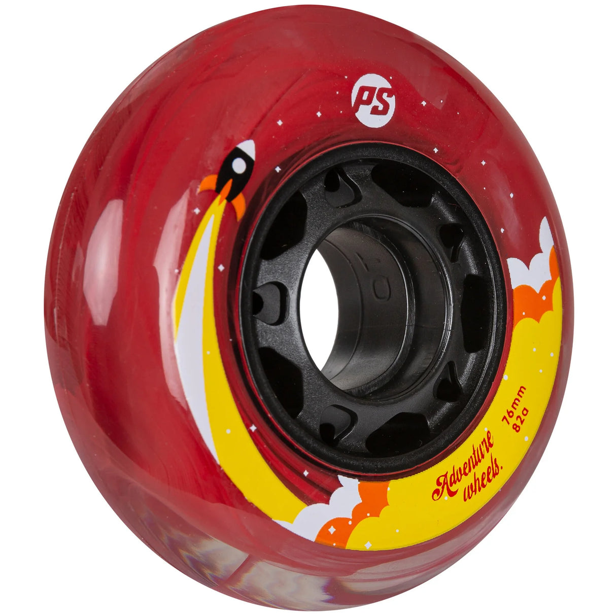 SKA905411 POWERSLIDE Adventure Wheels 76mm 82A | Red Cloud | Inline Skating Rollen Inliner Sport Skates Sport Inliner Rollerblades Rollerblading Lörrach Freiburg Basel Inliner Skateschule und Skateshop Weil am Rhein SkaMiDan Deutschland Germany