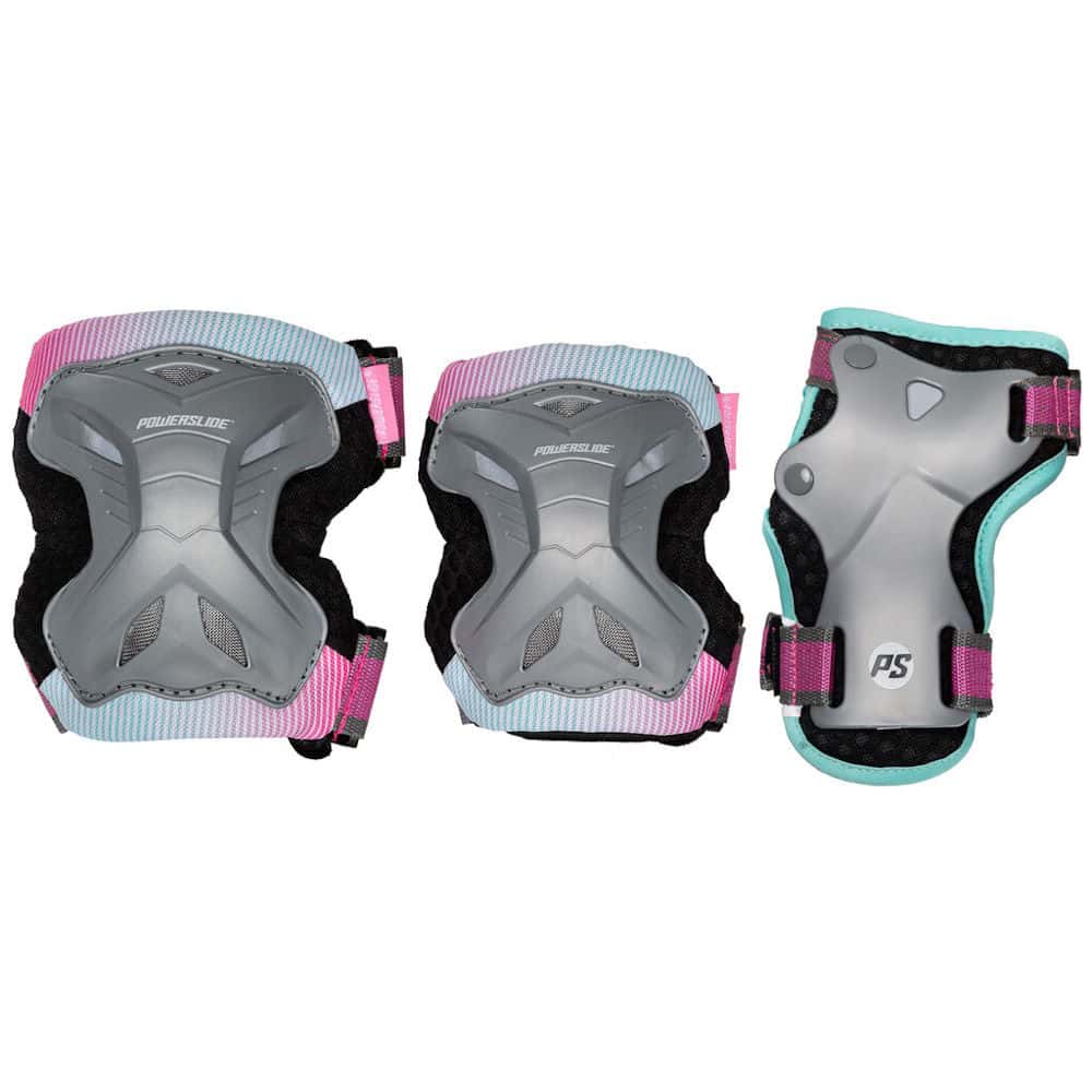 POWERSLIDE Kids Pro Girls Set | Grey Pink | Children's protective set