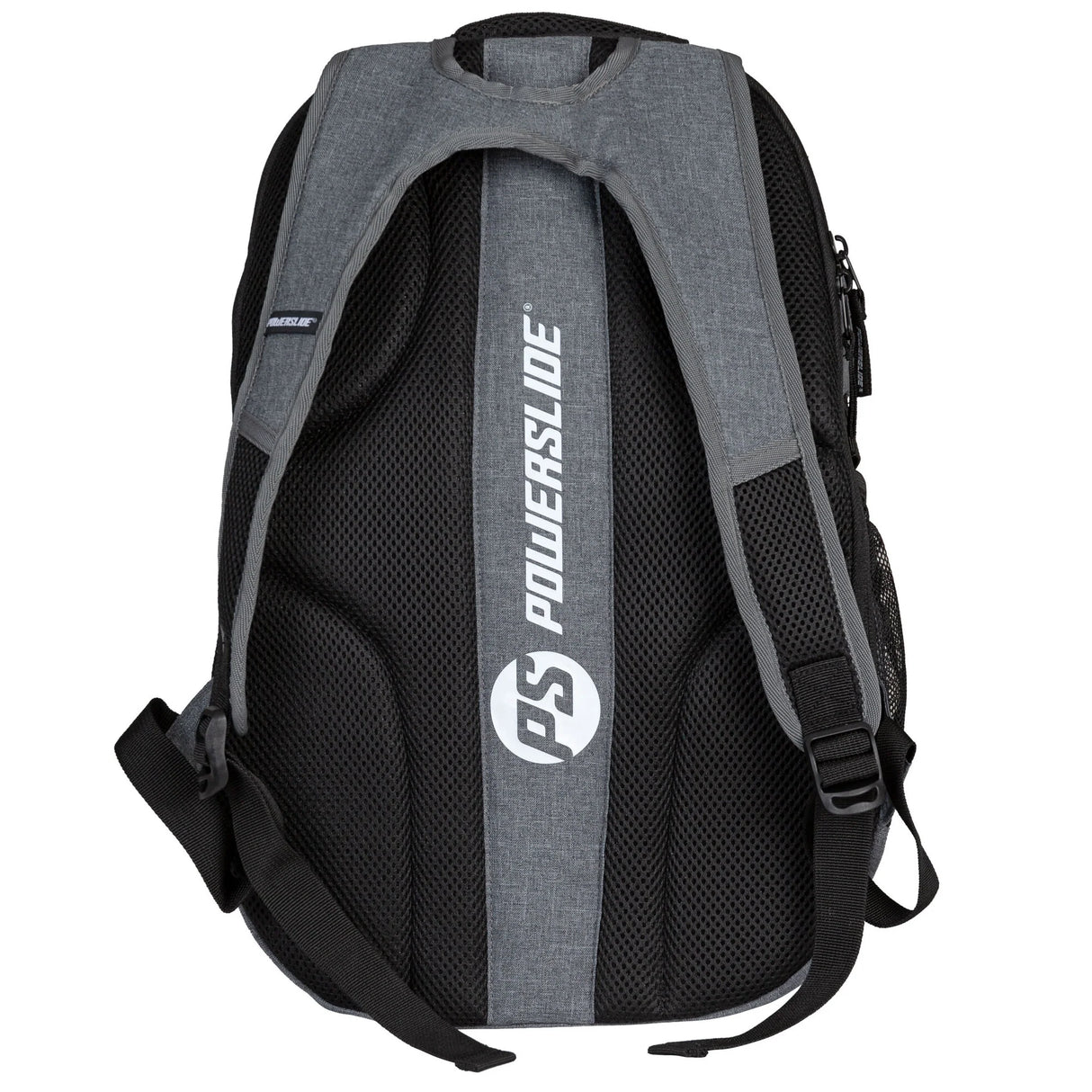 SKA907057 POWERSLIDE Fitness Backpack | Black | Grey |  Skaterucksack | Mit Skatehalterung Inliner Sport Skates Sport Inliner Rollerblades Rollerblading Lörrach Freiburg Basel Inliner Skateschule und Skateshop Weil am Rhein SkaMiDan Deutschland Germany