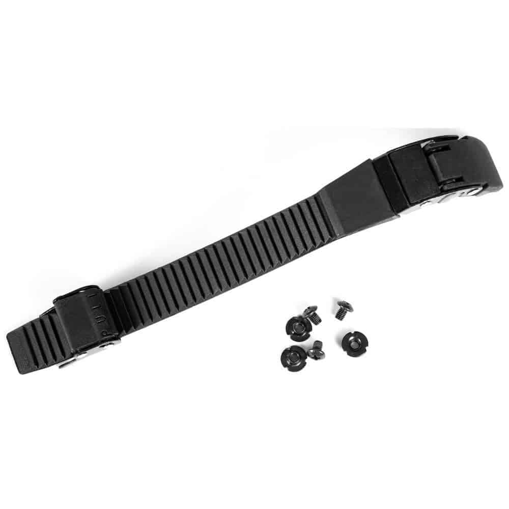 POWERSLIDE Classic Buckle Black 20cm | Replacement buckle | Hardware included | Each