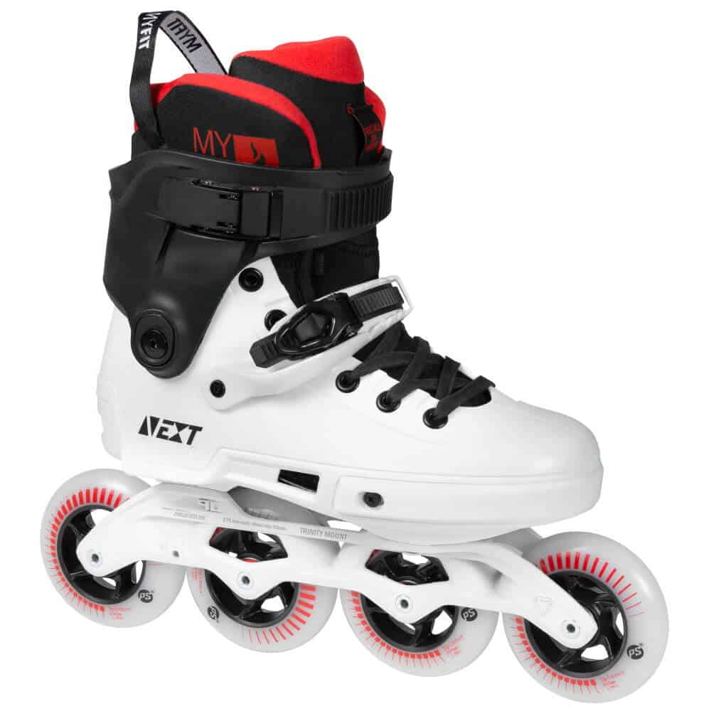 POWERSLIDE Next 90 Black White | Trinity X | Urban Inline Skates