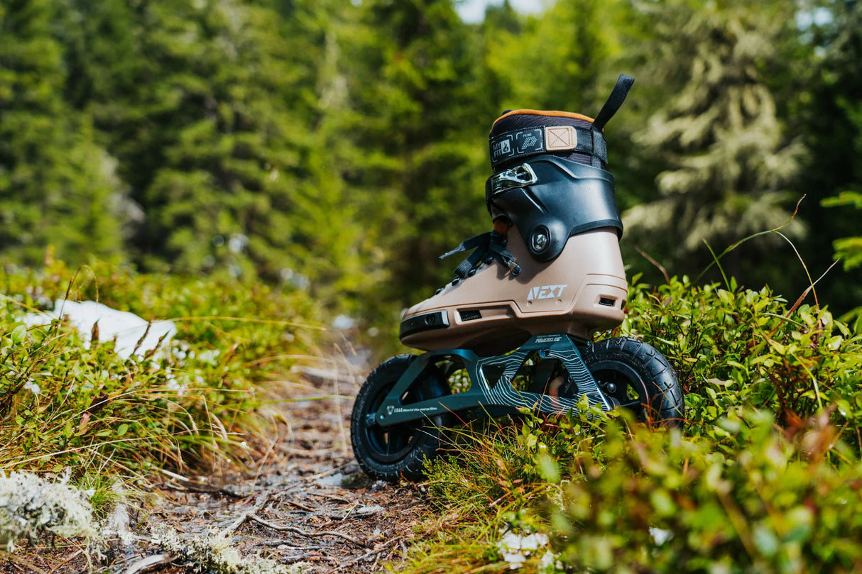 SKA908464 POWERSLIDE Next Edge 150 Brown | Trinity Mounting | SUV & Offroad Inlineskates | Offroad Inline Skating Offroad Inline Skating Off-road inline skates offroad inliner SUV skates SUV Rollerblades SUV Inlnineskates SUV Air Wheels Air Rims Air Tire Off-Road Skating SUV Skating Off road inline skating off road blading Urban Inlineskate Fitness Inlineskates Inlineskates Sport Inline Skates Rollerblades Urban Inline Skating Urban Inline Skating Freeskates Trainng Skates Strecken Skates Trinity Skates Ei