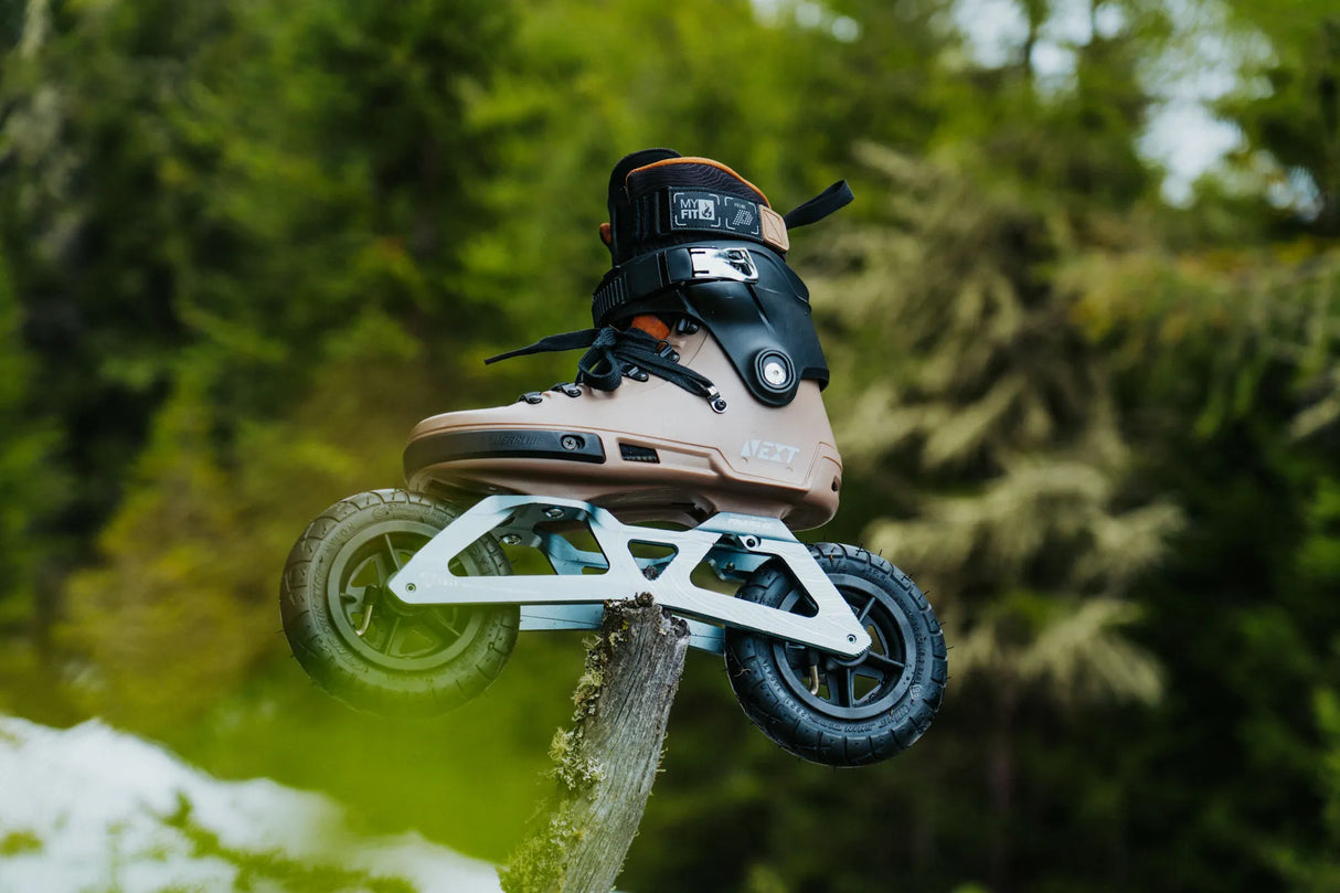 SKA908464 POWERSLIDE Next Edge 150 Brown | Trinity Mounting | SUV & Offroad Inlineskates | Offroad Inline Skating Offroad Inline Skating Off-road inline skates offroad inliner SUV skates SUV Rollerblades SUV Inlnineskates SUV Air Wheels Air Rims Air Tire Off-Road Skating SUV Skating Off road inline skating off road blading Urban Inlineskate Fitness Inlineskates Inlineskates Sport Inline Skates Rollerblades Urban Inline Skating Urban Inline Skating Freeskates Trainng Skates Strecken Skates Trinity Skates Ei
