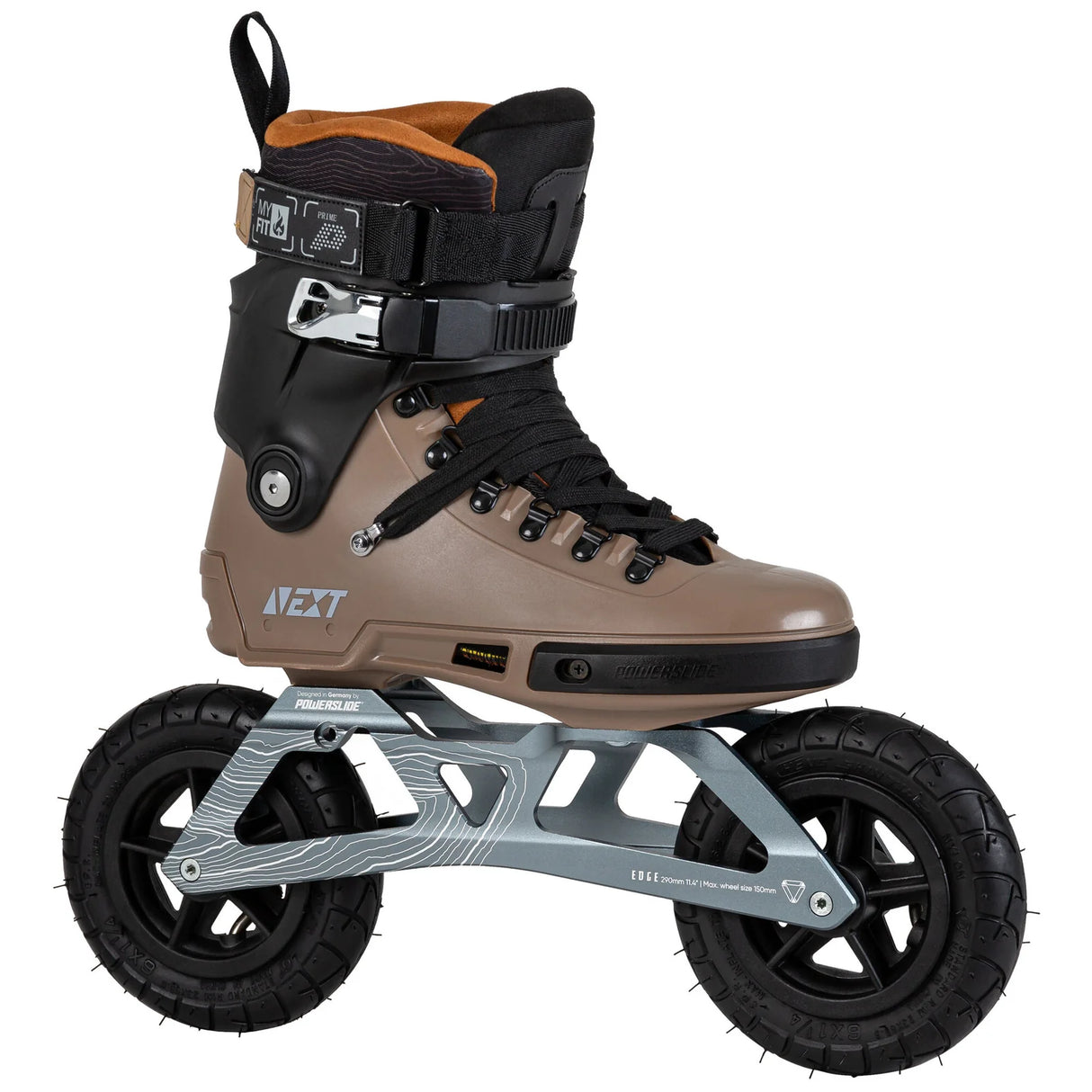 SKA908464 POWERSLIDE Next Edge 150 Brown | Trinity Mounting | SUV & Offroad Inlineskates | Offroad Inline Skating Offroad Inline Skating Off-road inline skates offroad inliner SUV skates SUV Rollerblades SUV Inlnineskates SUV Air Wheels Air Rims Air Tire Off-Road Skating SUV Skating Off road inline skating off road blading Urban Inlineskate Fitness Inlineskates Inlineskates Sport Inline Skates Rollerblades Urban Inline Skating Urban Inline Skating Freeskates Trainng Skates Strecken Skates Trinity Skates Ei