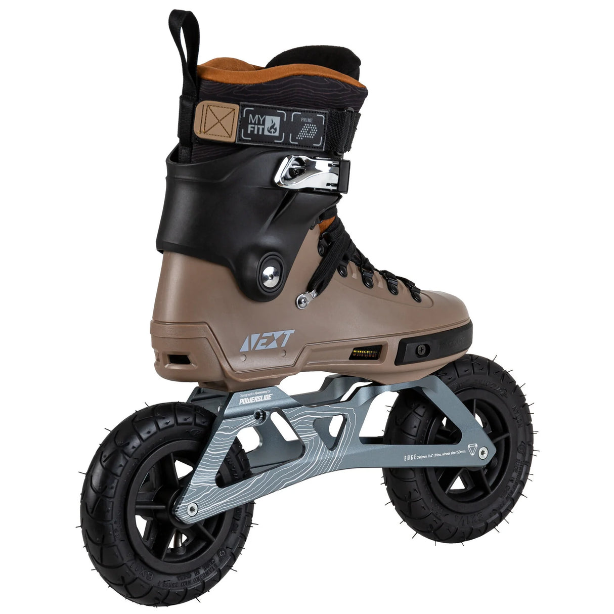 SKA908464 POWERSLIDE Next Edge 150 Brown | Trinity Mounting | SUV & Offroad Inlineskates | Offroad Inline Skating Offroad Inline Skating Off-road inline skates offroad inliner SUV skates SUV Rollerblades SUV Inlnineskates SUV Air Wheels Air Rims Air Tire Off-Road Skating SUV Skating Off road inline skating off road blading Urban Inlineskate Fitness Inlineskates Inlineskates Sport Inline Skates Rollerblades Urban Inline Skating Urban Inline Skating Freeskates Trainng Skates Strecken Skates Trinity Skates Ei