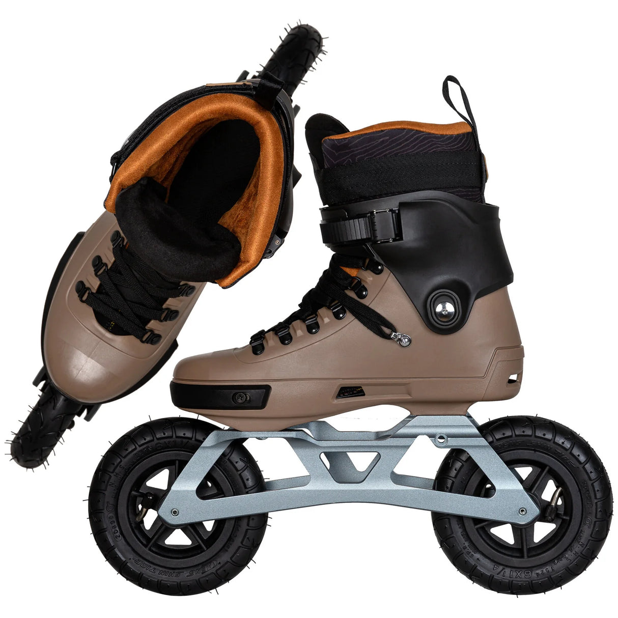 SKA908464 POWERSLIDE Next Edge 150 Brown | Trinity Mounting | SUV & Offroad Inlineskates | Offroad Inline Skating Offroad Inline Skating Off-road inline skates offroad inliner SUV skates SUV Rollerblades SUV Inlnineskates SUV Air Wheels Air Rims Air Tire Off-Road Skating SUV Skating Off road inline skating off road blading Urban Inlineskate Fitness Inlineskates Inlineskates Sport Inline Skates Rollerblades Urban Inline Skating Urban Inline Skating Freeskates Trainng Skates Strecken Skates Trinity Skates Ei