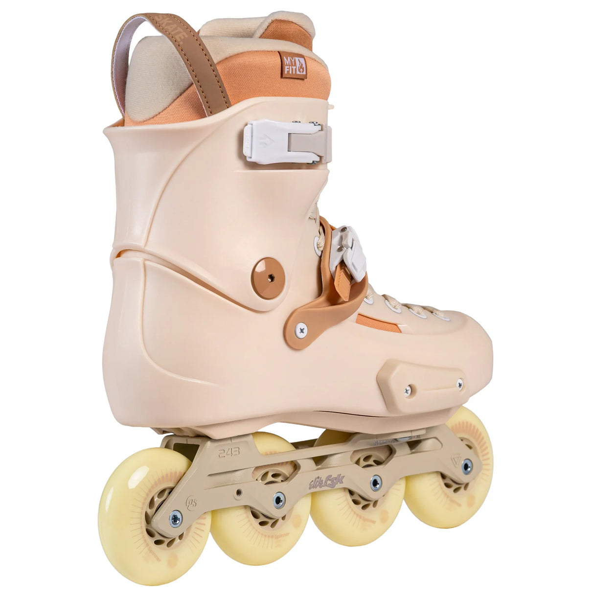 SKA908482 POWERSLIDE Zoom Pro 80 Sand FSK – Braun Beige | Trinity Mounting | Freeride & Urban Inlineskates freeskates free skate freeride city skates inliner rollerblades hardboot hardshell hartschalen skate skamidan weil am rhein deutschland lörrach freiburg basel skamidan skateshop