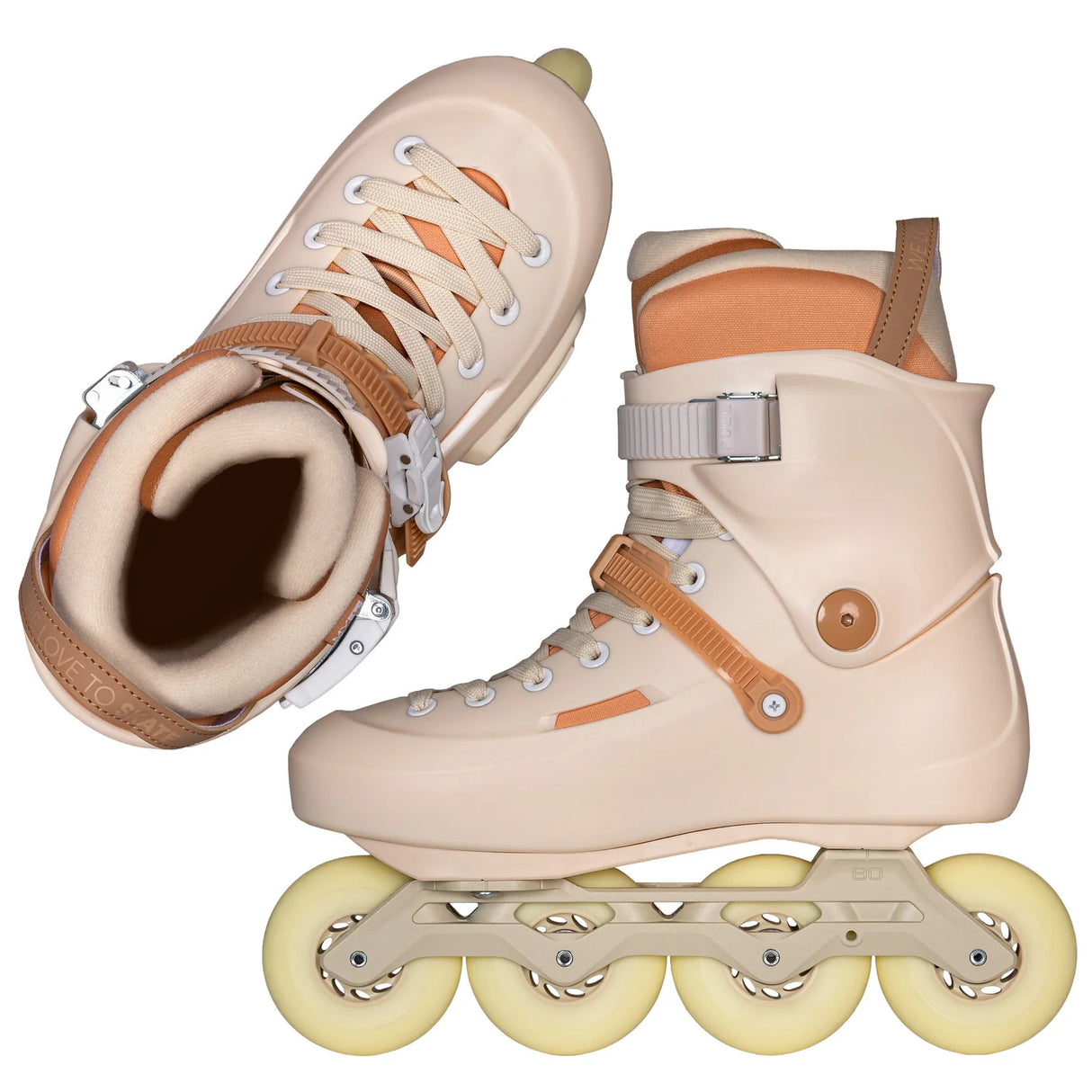 SKA908482 POWERSLIDE Zoom Pro 80 Sand FSK – Braun Beige | Trinity Mounting | Freeride & Urban Inlineskates freeskates free skate freeride city skates inliner rollerblades hardboot hardshell hartschalen skate skamidan weil am rhein deutschland lörrach freiburg basel skamidan skateshop
