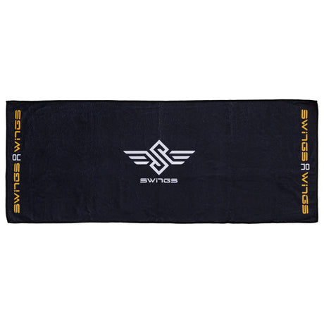 SKA910917/Black SWINGS Towel Black | Sporthandtuch für das Skating und allgemeine Workouts | Skatepräsentation | Stück Inline Skates Rucksack Rollerblades | Lörrach Freiburg Basel Inliner Skateschule und Skateshop Weil am Rhein SkaMiDan Deutschland Germany für Inlineskates | Skatepräsentation | Stück für Inline Skates Rucksack Rollerblades | Zubehör für Inline Skating | Inline Skating Fitness Inline Skating Urban Inline Skating | Aggressive inline Skating | Lörrach Freiburg Basel Inliner Skateschule und Ska