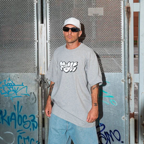 SKA940269 POWERSLIDE FSK Graffiti T-Shirt Gray | Skate-Shirt | 100% Baumwolle | Street Wear T-Shirts Hoodies Shorts Pants Lörrach Freiburg Basel Inliner Skateschule und Skateshop Weil am Rhein SkaMiDan Deutschland Germany