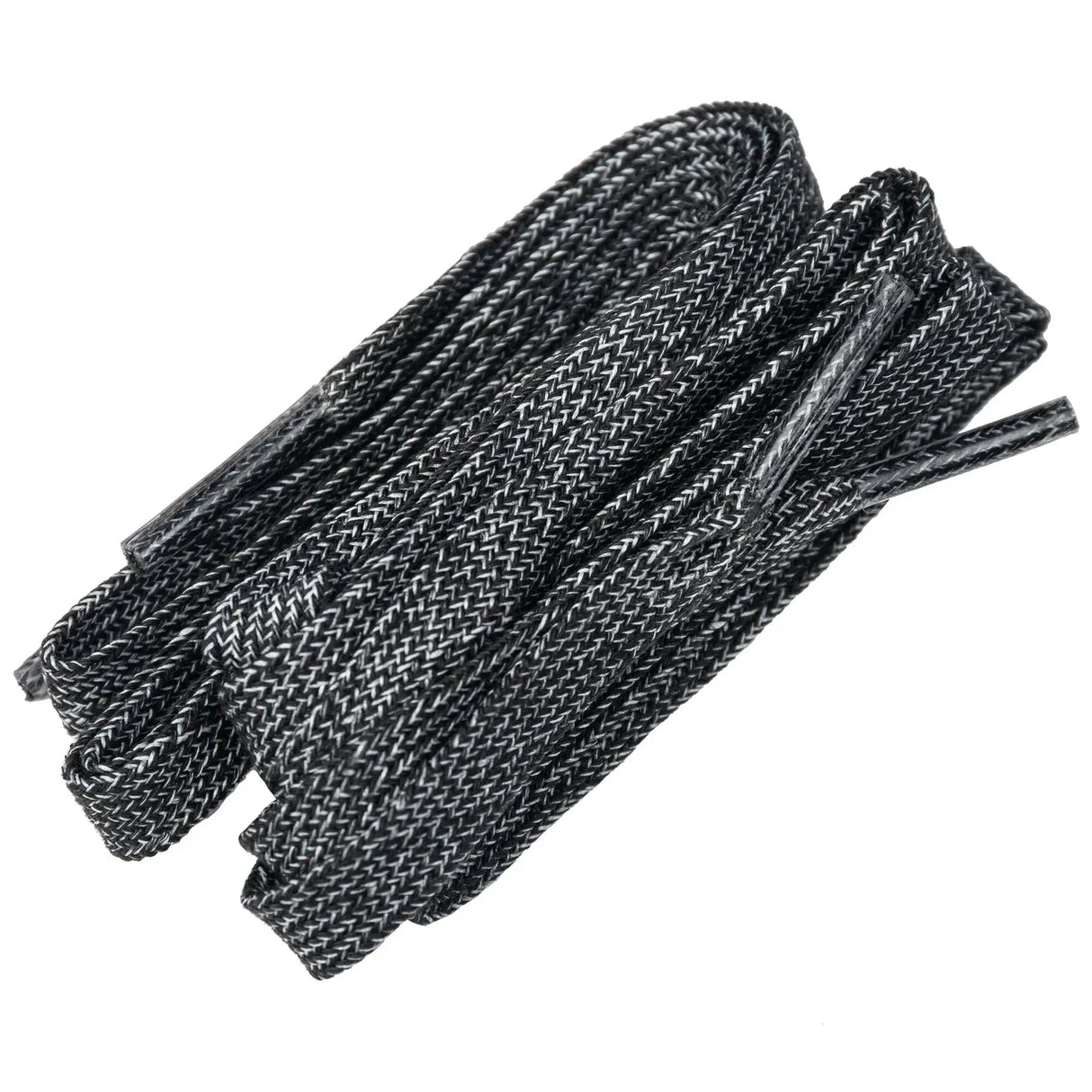 SKA940554/120 POWERSLIDE Waxed Laces 120cm Black Grey | Gewachste Schnürsenkel | Gewachste Schnürsenkel Waxed Laces Lacing Up Schnürung Inlineskates Ersatzteile Achsen Ersatzachsen für Inlineskates Rollerblades inline skating Freestyle Powerslide Tau Inlineskates Rollerblades Powerslide Skates Powerslide Hardcore Evo Inliner Skateschule und Skateshop Weil am Rhein SkaMiDan Deutschland Germany Lörrach Freiburg Basel