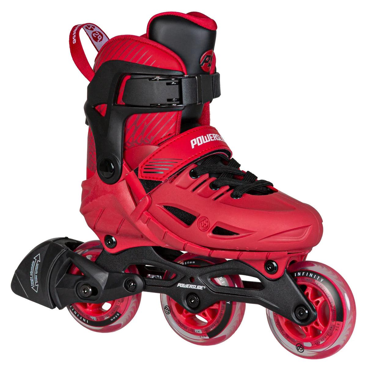 SKA940707 POWERSLIDE Phuzion Universe 3W Red | Größenverstellbare Kinder Inlineskates Kids Skates Inliner für Kinder qualitative Inline Skates für Jungs und Mädchen Quality inline skates for boys and girls bunte inliner für Kinder und jugendliche colorful inliners for children and teenagers Lörrach Freiburg Basel Inliner Skateschule und Skateshop Weil am Rhein SkaMiDan Deutschland Germany