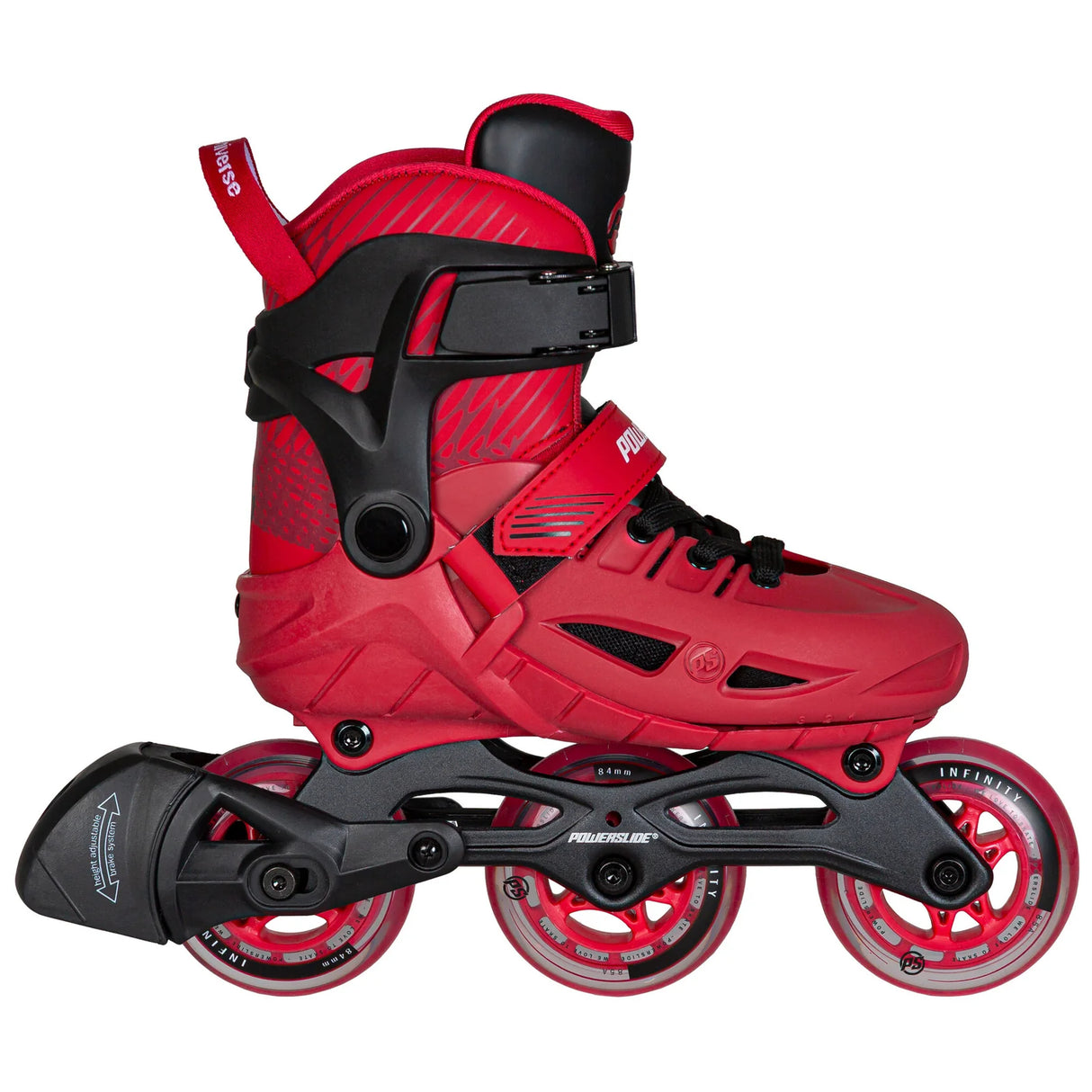 SKA940707 POWERSLIDE Phuzion Universe 3W Red | Größenverstellbare Kinder Inlineskates Kids Skates Inliner für Kinder qualitative Inline Skates für Jungs und Mädchen Quality inline skates for boys and girls bunte inliner für Kinder und jugendliche colorful inliners for children and teenagers Lörrach Freiburg Basel Inliner Skateschule und Skateshop Weil am Rhein SkaMiDan Deutschland Germany