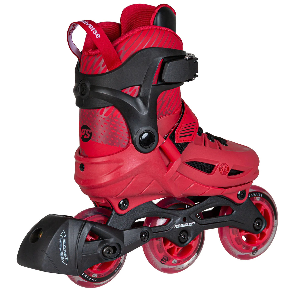 SKA940707 POWERSLIDE Phuzion Universe 3W Red | Größenverstellbare Kinder Inlineskates Kids Skates Inliner für Kinder qualitative Inline Skates für Jungs und Mädchen Quality inline skates for boys and girls bunte inliner für Kinder und jugendliche colorful inliners for children and teenagers Lörrach Freiburg Basel Inliner Skateschule und Skateshop Weil am Rhein SkaMiDan Deutschland Germany