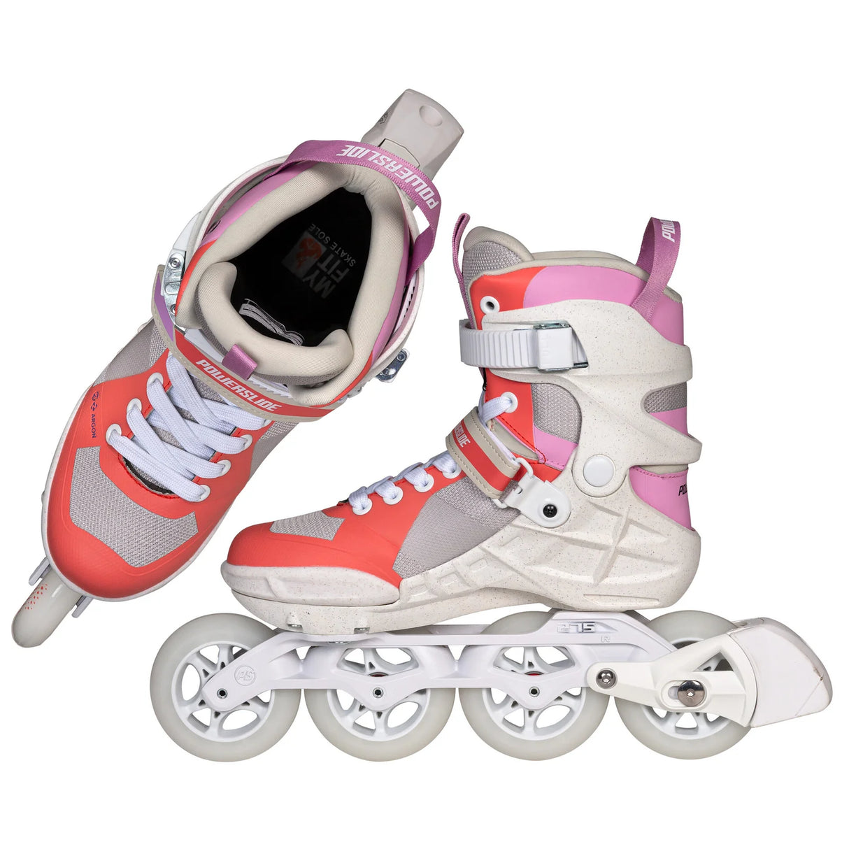 SKA940715 POWERSLIDE Phuzion Argon Peach 90 | 275mm | Trinity Mounting | Fitness Inlineskates Sport Inline Skates Rollerblades Urban Inline Skating Urban Inline Skating Freeskates Trainng Skates Strecken Skates Trinity Skates Einsteiger Beginner Inlineskates Inliner Fitness Inliner City Skates Fitness Inliner Sport Skates Sport Inliner Rollerblades Rollerblading Lörrach Freiburg Basel Inliner Skateschule und Skateshop Weil am Rhein SkaMiDan Deutschland Germany