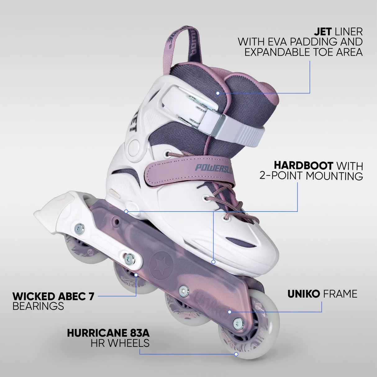 SKA940721 POWERSLIDE Jet Blackberry adj. – Braun | Größenverstellbare Kinder Inlineskates | Urban Inlineskates | Speed Inlineskates für Kinder qualitative Inline Skates für Jungs und Mädchen Quality inline skates for boys and girls bunte inliner für Kinder und jugendliche colorful inliners for children and teenagers Lörrach Freiburg Basel Inliner Skateschule und Skateshop Weil am Rhein SkaMiDan Deutschland Germany