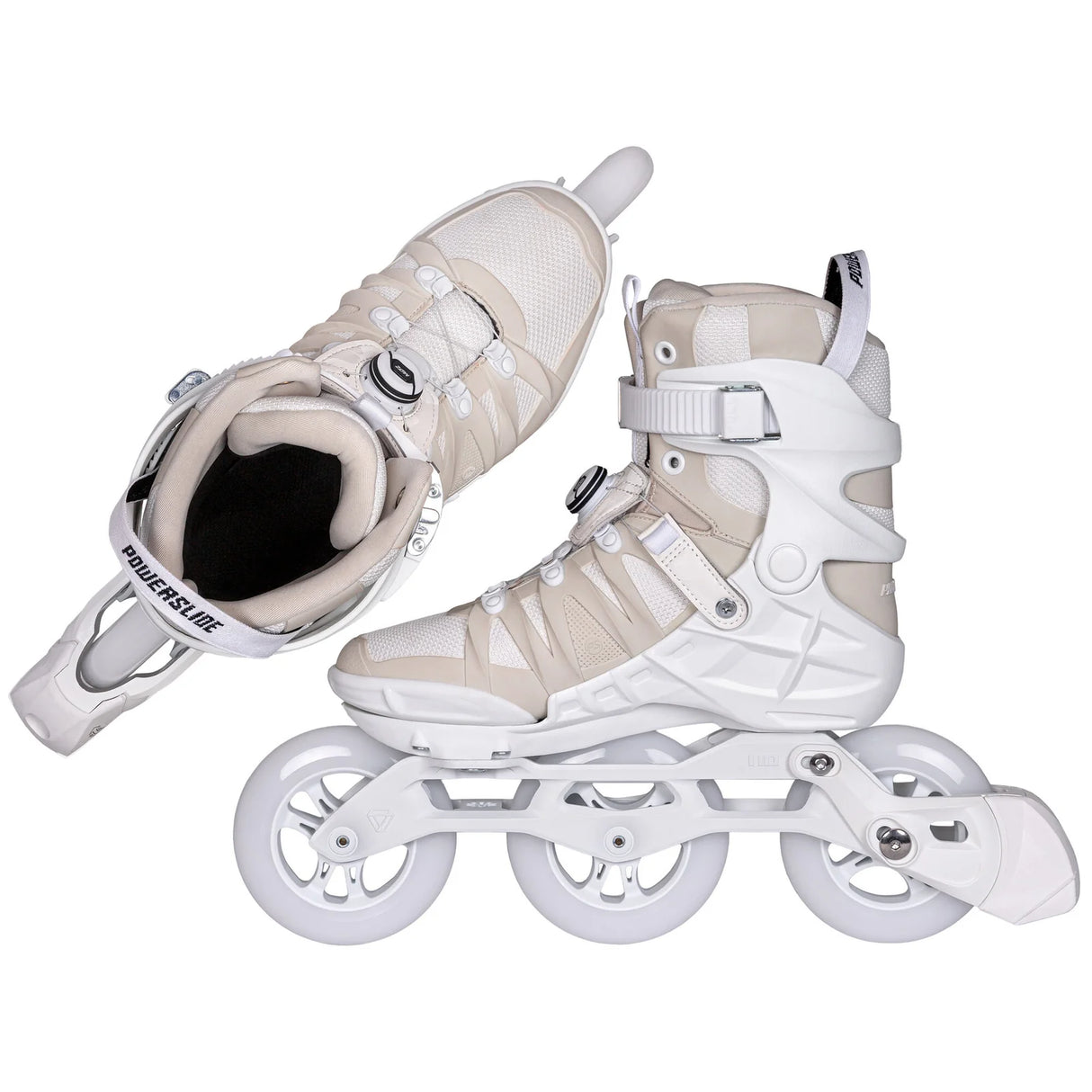 SKA940725 POWERSLIDE Phuzion Argon KPU PDS – Weiß | 3× 110 mm 83A SHR 270 mm | Trinity Mounting | Premium Fitness Inlineskates Freeskates Trainng Skates Strecken Skates Trinity Skates Einsteiger Beginner Inlineskates Inliner Fitness Inliner City Skates Fitness Inliner Sport Skates Sport Inliner Rollerblades Rollerblading Lörrach Freiburg Basel Inliner Skateschule und Skateshop Weil am Rhein SkaMiDan Deutschland Germany