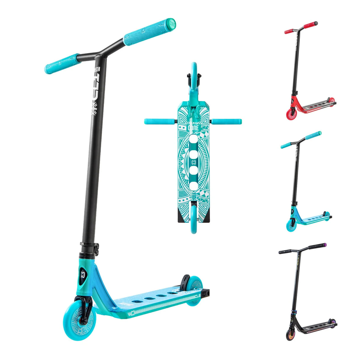 SKACRE-CL1-RBLE CORE CL1 Stunt Scooter Pro – verschiedene Farben | Stunt Roller für Fortgeschrittene und Profis | Trickroller für den Skatepark Stunt Scooter Kicker Trottinett Scootering Soots Scootworld SkaMiDan Weil am Rhein Basel Lörrach Freiburg Schweiz Deutschland Switzerland Germany Bale Skatepark Roller Stunt Roller Tretroller Action Scooter Kinder Roller Kids Children Stunts Park Trick Scooter