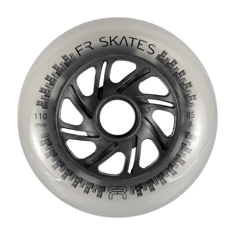SKAFRWL-DT110-NL-BK/Natural/3-Pack FR SKATES Downtown Wheels 110mm 85A – Natural | 3-Pack  | Freestyle Slalom  & Urban Inline Rollen | Inline Skating Rollen Inline Skating Wheels Rollerblading Wheels Inline Skating Rollerblading Inlineskaterollen Skating Wheels for Rollerblader  Rollen für Inlineskater Lörrach Freiburg Basel Inliner Richtige Größe right Size for Rollerblades Langhaltende Inlineskaterollen Longlasting Wheels for Rollerblading Skateschule und Skateshop Weil am Rhein SkaMiDan Deutschland Ger