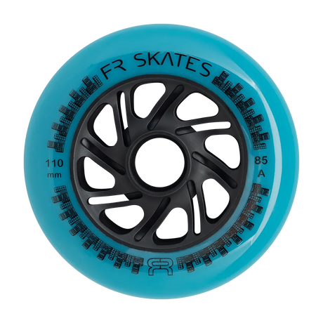 SKAFRWL-DT110-TL-BK/Teal/3-Pack FR SKATES Downtown Wheels 110mm 85A – Teal | 3-Pack  | Freestyle Slalom  & Urban Inline Rollen | Inline Skating Rollen Inline Skating Wheels Rollerblading Wheels Inline Skating Rollerblading Inlineskaterollen Skating Wheels for Rollerblader  Rollen für Inlineskater Lörrach Freiburg Basel Inliner Richtige Größe right Size for Rollerblades Langhaltende Inlineskaterollen Longlasting Wheels for Rollerblading Skateschule und Skateshop Weil am Rhein SkaMiDan Deutschland Germany