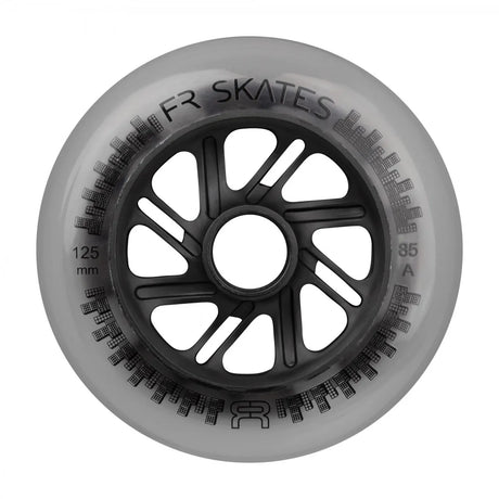 SKAFRWL-DT125-NL-BK/Natural/3-Pack FR SKATES Downtown Wheels 125mm 85A – Natural | 3-Pack  | Freestyle Slalom  & Urban Inline Rollen | Inline Skating Rollen Inline Skating Wheels Rollerblading Wheels Inline Skating Rollerblading Inlineskaterollen Skating Wheels for Rollerblader  Rollen für Inlineskater Lörrach Freiburg Basel Inliner Richtige Größe right Size for Rollerblades Langhaltende Inlineskaterollen Longlasting Wheels for Rollerblading Skateschule und Skateshop Weil am Rhein SkaMiDan Deutschland Germa