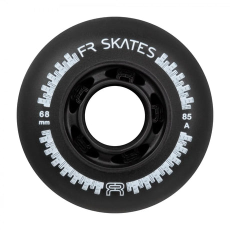 SKAFRWL-DT68-BK-BK/Black/4-Pack FR SKATES Downtown Wheels 68mm 85A Black | 4-Pack | Performance Fitness & Urban Inline Rollen | Inline Skating Rollen Inline Skating Wheels Rollerblading Wheels Inline Skating Rollerblading Inlineskaterollen Skating Wheels for Rollerblader  Rollen für Inlineskater Lörrach Freiburg Basel Inliner Richtige Größe right Size for Rollerblades Langhaltende Inlineskaterollen Longlasting Wheels for Rollerblading Skateschule und Skateshop Weil am Rhein SkaMiDan Deutschland Germany