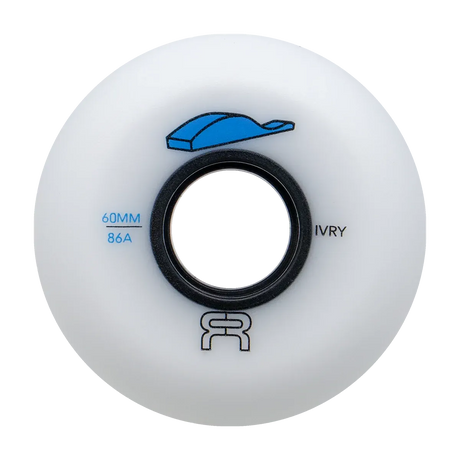 SKAFRWL-IVRY60-WH-BK/WhiteBlue/4-Pack FR SKATES Ivry Wheels 60mm 86A – White Blue | 4-Pack | Indoor Aggressive Inline Rollen| Inline Skating Rollen Inline Skating Wheels Rollerblading Wheels Inline Skating Rollerblading Inlineskaterollen Skating Wheels for Rollerblader  Rollen für Inlineskater Lörrach Freiburg Basel Inliner Richtige Größe right Size for Rollerblades Langhaltende Inlineskaterollen Longlasting Wheels for Rollerblading Skateschule und Skateshop Weil am Rhein SkaMiDan Deutschland Germany