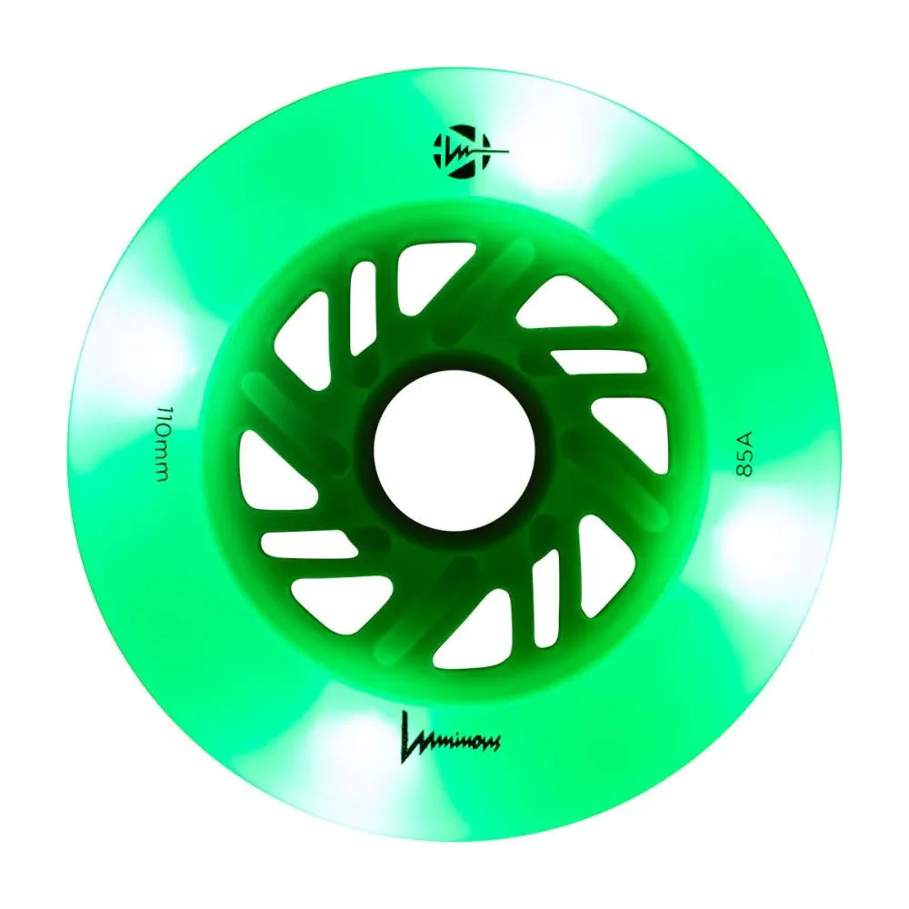 SKALUWL-LU110-WH-GW/WhiteGlow Luminous LED Wheels 110mm 85A | Luminous LED Rollen für Inlineskates in verschiedenen Farben | 4-Pack | Leuchtrollen | Fitness & Urban Inline Rollen Rollerblading Wheels Inline Skating Rollerblading Inlineskaterollen Skating Wheels for Rollerblader Rollen für Inlineskater Lörrach Freiburg Basel Inliner Richtige Größe right Size for Rollerblades Langhaltende Inlineskaterollen Longlasting Wheels for Rollerblading Skateschule und Skateshop Weil am Rhein SkaMiDan Deutschland Germa