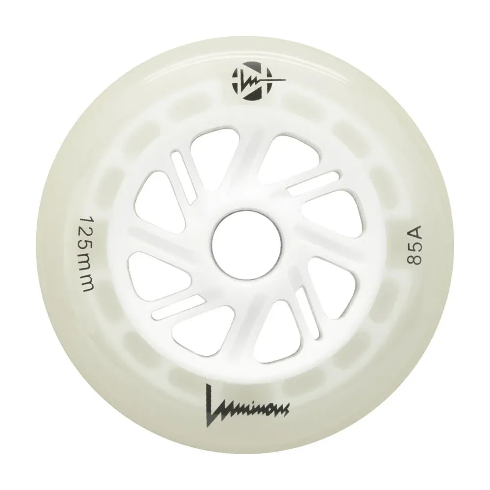 SKALUWL-LU125-GR-AP-GW/GreenGlow Luminous LED Wheels 125mm 85A | Luminous LED Rollen für Inlineskates in Green Glow | 4-Pack | Leuchtrollen | Fitness & Urban Inline Rollen Rollerblading Wheels Inline Skating Rollerblading Inlineskaterollen Skating Wheels for Rollerblader Rollen für Inlineskater Lörrach Freiburg Basel Inliner Richtige Größe right Size for Rollerblades Langhaltende Inlineskaterollen Longlasting Wheels for Rollerblading Skateschule und Skateshop Weil am Rhein SkaMiDan Deutschland Germany
