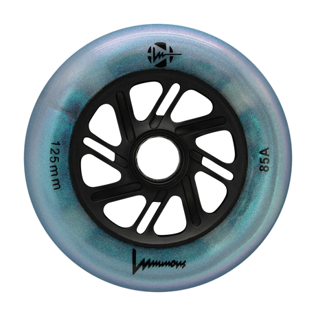 SKALUWL-LU125-PE-BK/BlackPearl Luminous LED Wheels 125mm 85A | Luminous LED Rollen für Inlineskates in Black Pearl | 4-Pack | Leuchtrollen | Fitness & Urban Inline Rollen Rollerblading Wheels Inline Skating Rollerblading Inlineskaterollen Skating Wheels for Rollerblader  Rollen für Inlineskater Lörrach Freiburg Basel Inliner Richtige Größe right Size for Rollerblades Langhaltende Inlineskaterollen Longlasting Wheels for Rollerblading Skateschule und Skateshop Weil am Rhein SkaMiDan Deutschland Germany