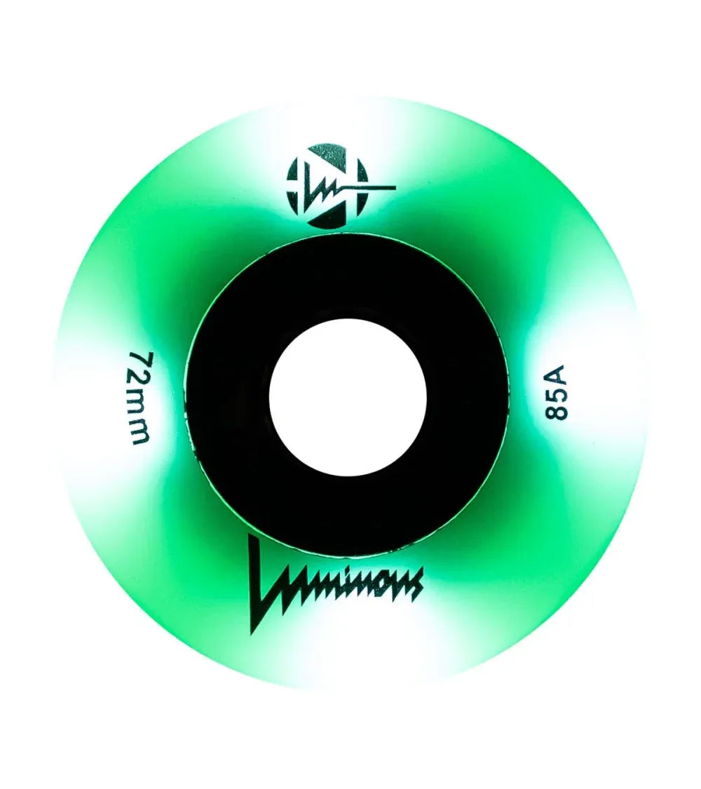 SKALUWL-LU72-GR-GW/GreenGlow Luminous LED Wheels 72mm 85A | Luminous LED Rollen für Inlineskates in GreenGlow | 4-Pack || Inline Skating Rollen Inline Skating Wheels Rollerblading Wheels Inline Skating Rollerblading Inlineskaterollen Skating Wheels for Rollerblader Rollen für Inlineskater Lörrach Freiburg Basel Inliner Richtige Größe right Size for Rollerblades Langhaltende Inlineskaterollen Longlasting Wheels for Rollerblading Skateschule und Skateshop Weil am Rhein SkaMiDan Deutschland Germany
