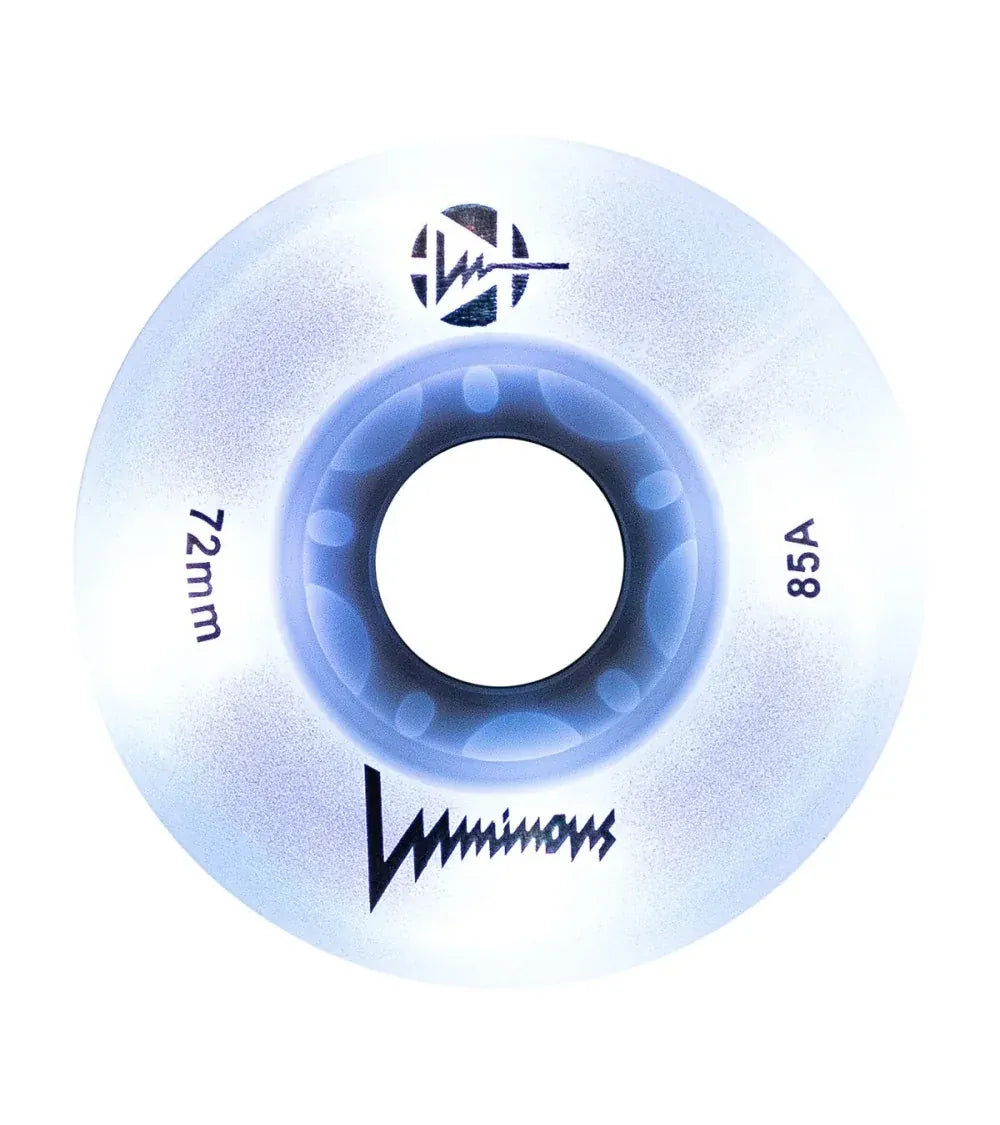 SKALUWL-LU72-PE-WHWhitePearl Luminous LED Wheels 72mm 85A | Luminous LED Rollen für Inlineskates in WhitePearl | 4-Pack || Inline Skating Rollen Inline Skating Wheels Rollerblading Wheels Inline Skating Rollerblading Inlineskaterollen Skating Wheels for Rollerblader Rollen für Inlineskater Lörrach Freiburg Basel Inliner Richtige Größe right Size for Rollerblades Langhaltende Inlineskaterollen Longlasting Wheels for Rollerblading Skateschule und Skateshop Weil am Rhein SkaMiDan Deutschland Germany