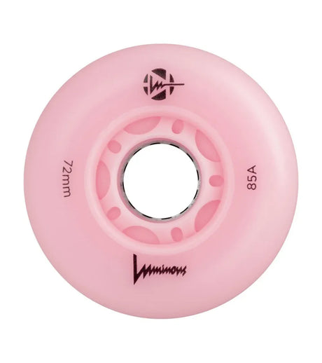 SKALUWL-LU7285-FL-PK/Flamingo Luminous LED Wheels 72mm 85A | Luminous LED Rollen für Inlineskates in Flamingo | 4-Pack || Inline Skating Rollen Inline Skating Wheels Rollerblading Wheels Inline Skating Rollerblading Inlineskaterollen Skating Wheels for Rollerblader  Rollen für Inlineskater Lörrach Freiburg Basel Inliner Richtige Größe right Size for Rollerblades Langhaltende Inlineskaterollen Longlasting Wheels for Rollerblading Skateschule und Skateshop Weil am Rhein SkaMiDan Deutschland Germany