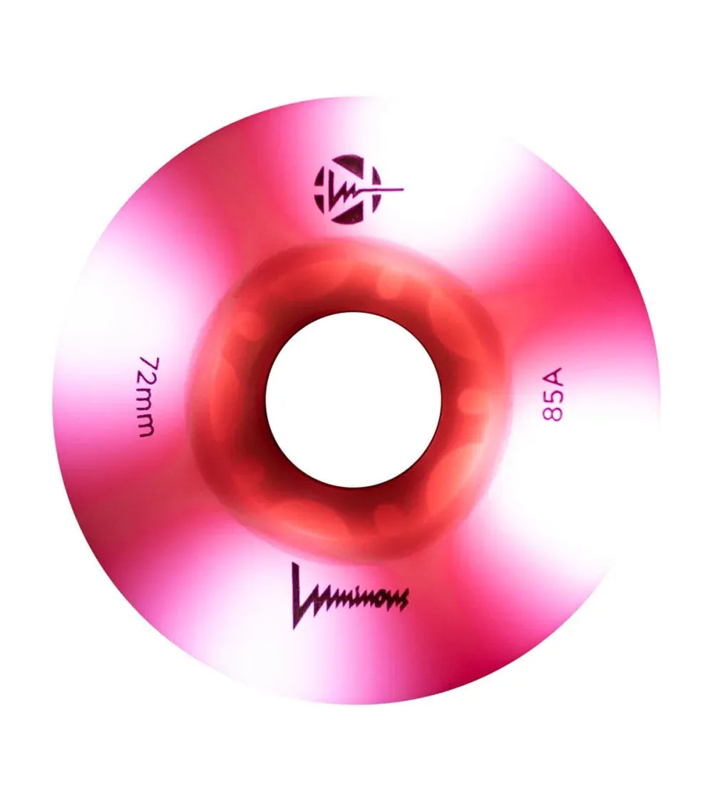 SKALUWL-LU7285-FL-PK/Flamingo Luminous LED Wheels 72mm 85A | Luminous LED Rollen für Inlineskates in Flamingo | 4-Pack || Inline Skating Rollen Inline Skating Wheels Rollerblading Wheels Inline Skating Rollerblading Inlineskaterollen Skating Wheels for Rollerblader Rollen für Inlineskater Lörrach Freiburg Basel Inliner Richtige Größe right Size for Rollerblades Langhaltende Inlineskaterollen Longlasting Wheels for Rollerblading Skateschule und Skateshop Weil am Rhein SkaMiDan Deutschland Germany