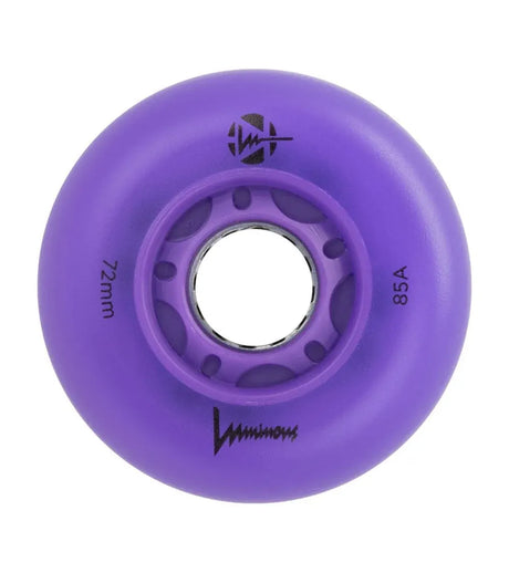 SKALUWL-LU7285-PU-PU/Purple Luminous LED Wheels 72mm 85A | Luminous LED Rollen für Inlineskates in Purple | 4-Pack || Inline Skating Rollen Inline Skating Wheels Rollerblading Wheels Inline Skating Rollerblading Inlineskaterollen Skating Wheels for Rollerblader  Rollen für Inlineskater Lörrach Freiburg Basel Inliner Richtige Größe right Size for Rollerblades Langhaltende Inlineskaterollen Longlasting Wheels for Rollerblading Skateschule und Skateshop Weil am Rhein SkaMiDan Deutschland Germany