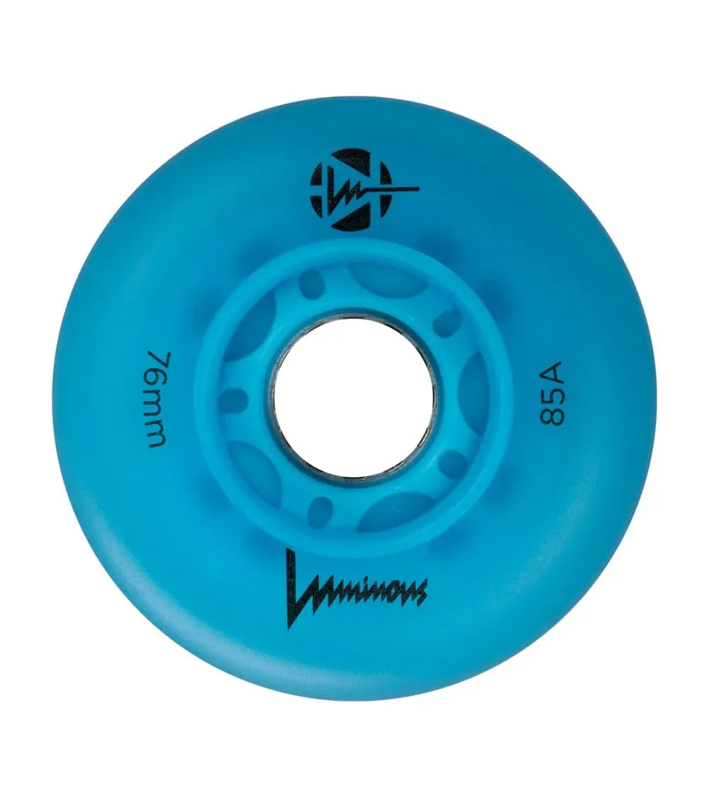 SKALUWL-LU76-BO-GW/BlueOcean Luminous LED Wheels 76mm 85A | Luminous LED Rollen für Inlineskates in Blue Ocean | 4-Pack || Inline Skating Rollen Inline Skating Wheels Rollerblading Wheels Inline Skating Rollerblading Inlineskaterollen Skating Wheels for Rollerblader Rollen für Inlineskater Lörrach Freiburg Basel Inliner Richtige Größe right Size for Rollerblades Langhaltende Inlineskaterollen Longlasting Wheels for Rollerblading Skateschule und Skateshop Weil am Rhein SkaMiDan Deutschland Germany