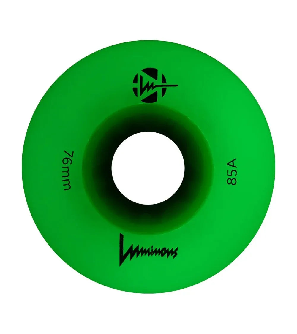SKALUWL-LU76-GR-WH/Green Luminous LED Wheels 76mm 85A | Luminous LED Rollen für Inlineskates in Green | 4-Pack || Inline Skating Rollen Inline Skating Wheels Rollerblading Wheels Inline Skating Rollerblading Inlineskaterollen Skating Wheels for Rollerblader Rollen für Inlineskater Lörrach Freiburg Basel Inliner Richtige Größe right Size for Rollerblades Langhaltende Inlineskaterollen Longlasting Wheels for Rollerblading Skateschule und Skateshop Weil am Rhein SkaMiDan Deutschland Germany