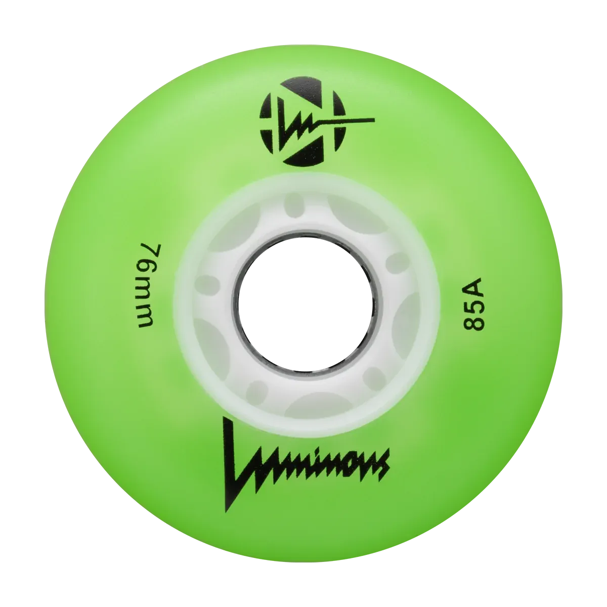 SKALUWL-LU76-GR-WH/Green Luminous LED Wheels 76mm 85A | Luminous LED Rollen für Inlineskates in Green | 4-Pack || Inline Skating Rollen Inline Skating Wheels Rollerblading Wheels Inline Skating Rollerblading Inlineskaterollen Skating Wheels for Rollerblader Rollen für Inlineskater Lörrach Freiburg Basel Inliner Richtige Größe right Size for Rollerblades Langhaltende Inlineskaterollen Longlasting Wheels for Rollerblading Skateschule und Skateshop Weil am Rhein SkaMiDan Deutschland Germany