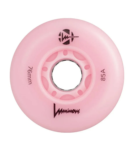 SKALUWL-LU7685-FL-PK/Flamingo Luminous LED Wheels 76mm 85A | Luminous LED Rollen für Inlineskates in Flamingo | 4-Pack || Inline Skating Rollen Inline Skating Wheels Rollerblading Wheels Inline Skating Rollerblading Inlineskaterollen Skating Wheels for Rollerblader  Rollen für Inlineskater Lörrach Freiburg Basel Inliner Richtige Größe right Size for Rollerblades Langhaltende Inlineskaterollen Longlasting Wheels for Rollerblading Skateschule und Skateshop Weil am Rhein SkaMiDan Deutschland Germany