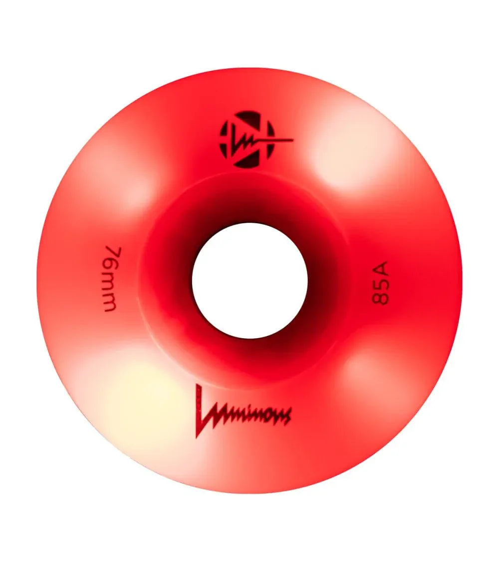 SKALUWL-LU7685-RD-RD/Red Luminous LED Wheels 76mm 85A | Luminous LED Rollen für Inlineskates in Red | 4-Pack || Inline Skating Rollen Inline Skating Wheels Rollerblading Wheels Inline Skating Rollerblading Inlineskaterollen Skating Wheels for Rollerblader Rollen für Inlineskater Lörrach Freiburg Basel Inliner Richtige Größe right Size for Rollerblades Langhaltende Inlineskaterollen Longlasting Wheels for Rollerblading Skateschule und Skateshop Weil am Rhein SkaMiDan Deutschland Germany