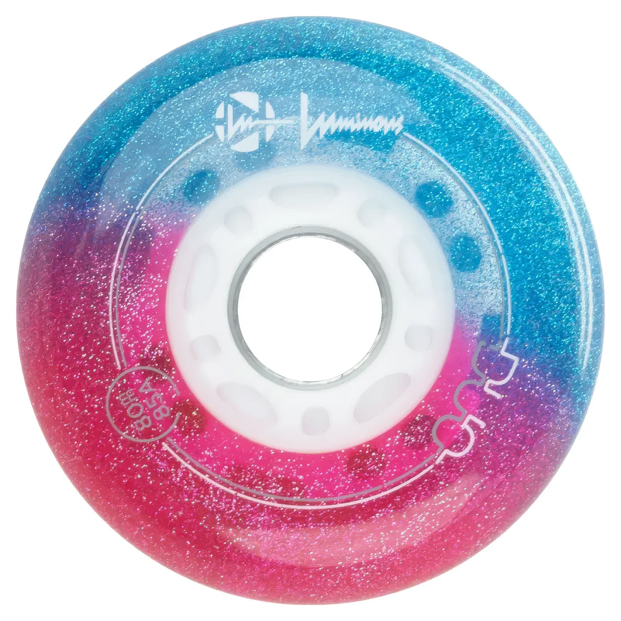 SKALUWL-LU8085-DUO-GA-PU/GalaxyPurple Luminous LED Wheels Duo 80mm 85A – verschiedene Farben | Luminous LED Rollen für Inlineskates | Leuchtrollen | Fitness & Urban Inline Rollen Inline Skating Rollerblading Inlineskaterollen Skating Wheels for Rollerblader Rollen für Inlineskater Lörrach Freiburg Basel Inliner Richtige Größe right Size for Rollerblades Langhaltende Inlineskaterollen Longlasting Wheels for Rollerblading Skateschule und Skateshop Weil am Rhein SkaMiDan Deutschland Germany