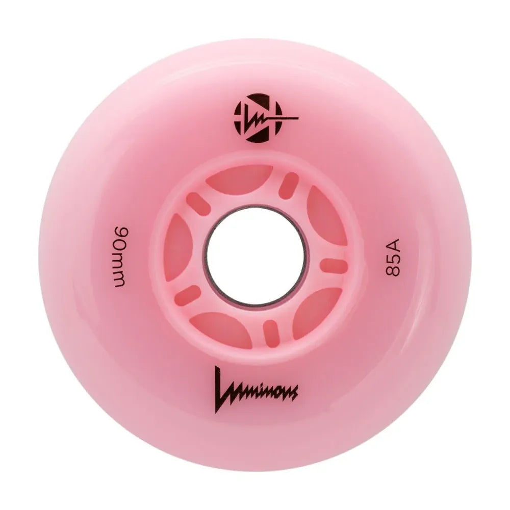 SKALUWL-LU90-FL-PK/Flamingo Luminous LED Wheels 90mm 85A | Luminous LED Rollen für Inlineskates in Flamingo | 4-Pack | Leuchtrollen | Fitness & Urban Inline Rollen Rollerblading Wheels Inline Skating Rollerblading Inlineskaterollen Skating Wheels for Rollerblader Rollen für Inlineskater Lörrach Freiburg Basel Inliner Richtige Größe right Size for Rollerblades Langhaltende Inlineskaterollen Longlasting Wheels for Rollerblading Skateschule und Skateshop Weil am Rhein SkaMiDan Deutschland Germany