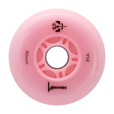 SKALUWL-LU90-FL-PK/Flamingo Luminous LED Wheels 90mm 85A | Luminous LED Rollen für Inlineskates in Flamingo | 4-Pack | Leuchtrollen | Fitness & Urban Inline Rollen Rollerblading Wheels Inline Skating Rollerblading Inlineskaterollen Skating Wheels for Rollerblader  Rollen für Inlineskater Lörrach Freiburg Basel Inliner Richtige Größe right Size for Rollerblades Langhaltende Inlineskaterollen Longlasting Wheels for Rollerblading Skateschule und Skateshop Weil am Rhein SkaMiDan Deutschland Germany